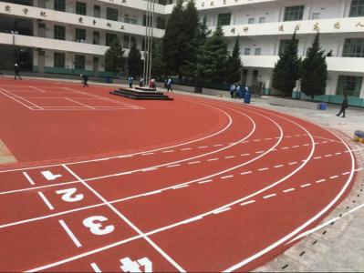 九龙县中学透气性塑胶跑道